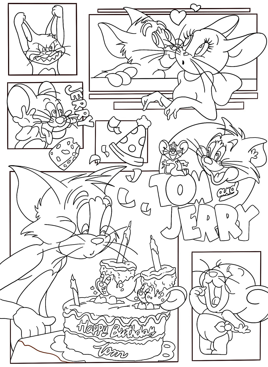 96 | 猫和老鼠 96 | "我梦见了画,然后画下了画" 先点赞收藏慢慢