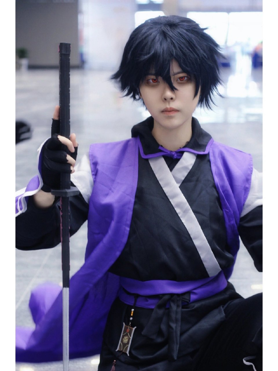 刺客伍六七场照 #刺客伍六七# #柒##cos# 一直想出一次柒哥,圆梦了