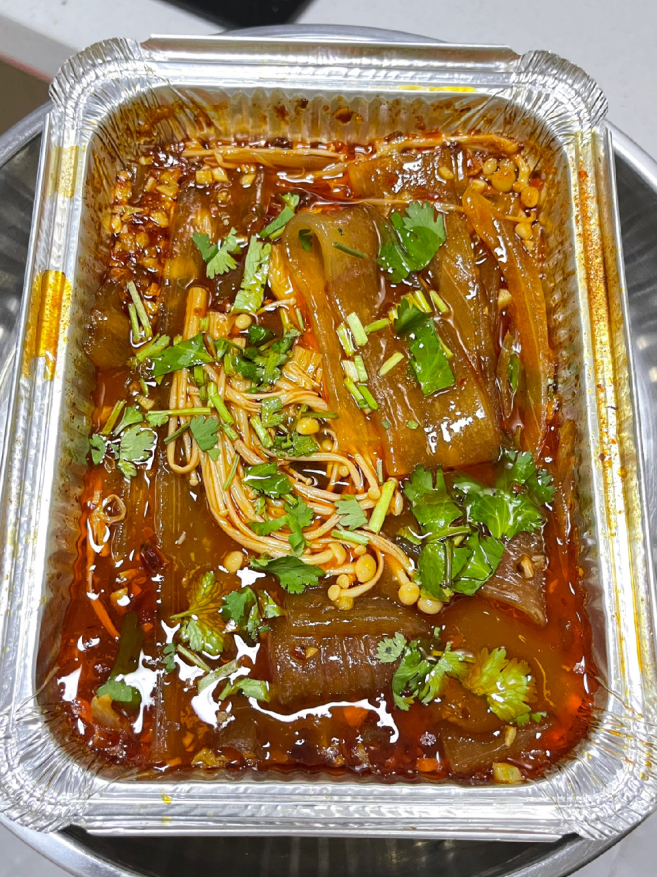 有幸在同事家吃过一回,惊艳到我了!! 超解馋的锡纸宽粉～炫到停不下来