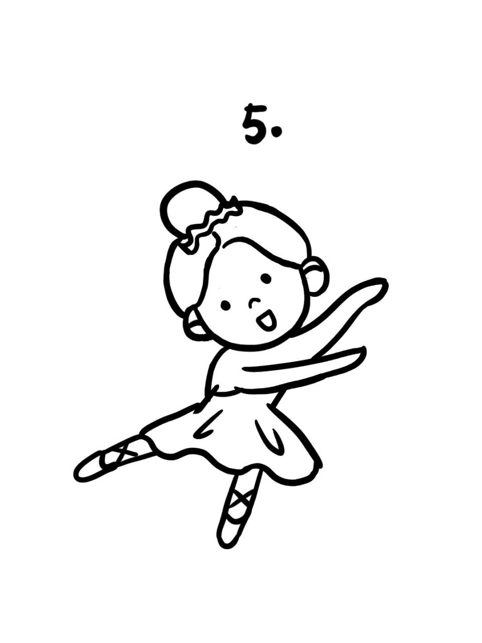 继续更新可爱小人手绘教程,这次我们画跳舞小女孩,芭蕾舞天鹅舞,美丽