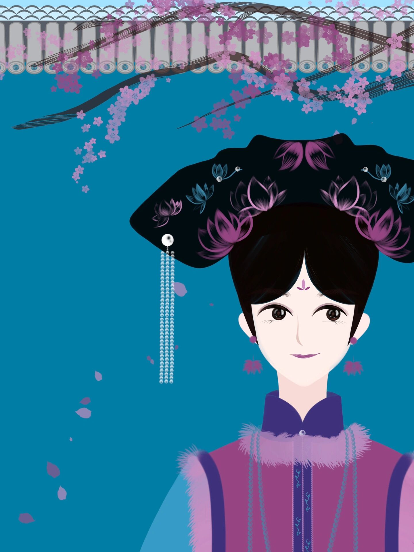 procreate手绘 | 如懿传 —— 令妃魏嬿婉