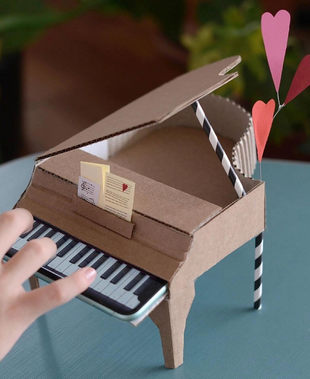 废旧纸盒不要扔,手工diy制作各种乐器