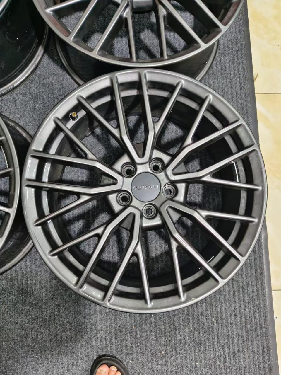 二手19寸锻造树杈轮毂 领克03 原厂锻造轮毂  领克03加19寸锻造轮毂