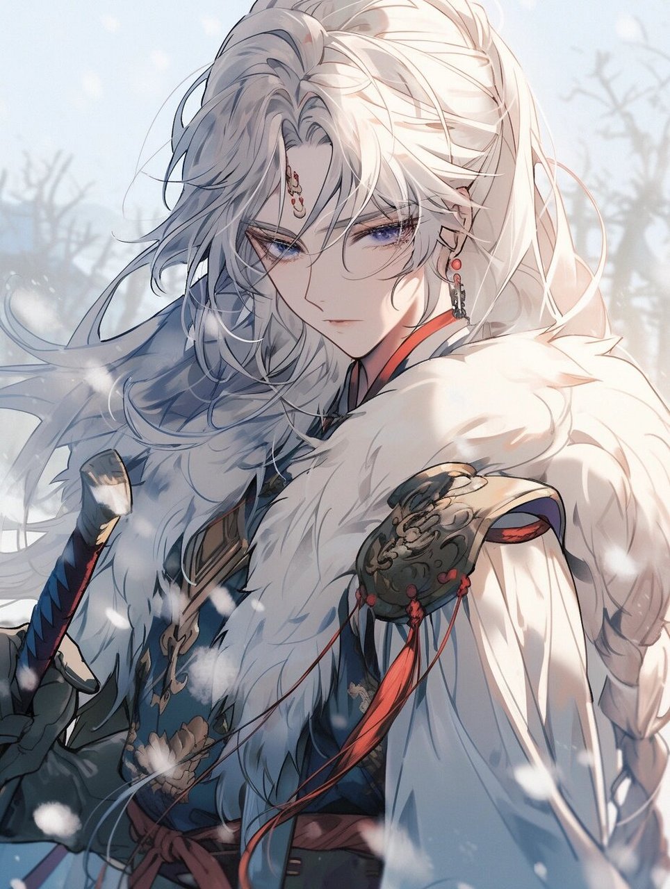 大量古风美男头像来袭 | 古风头像壁纸插画