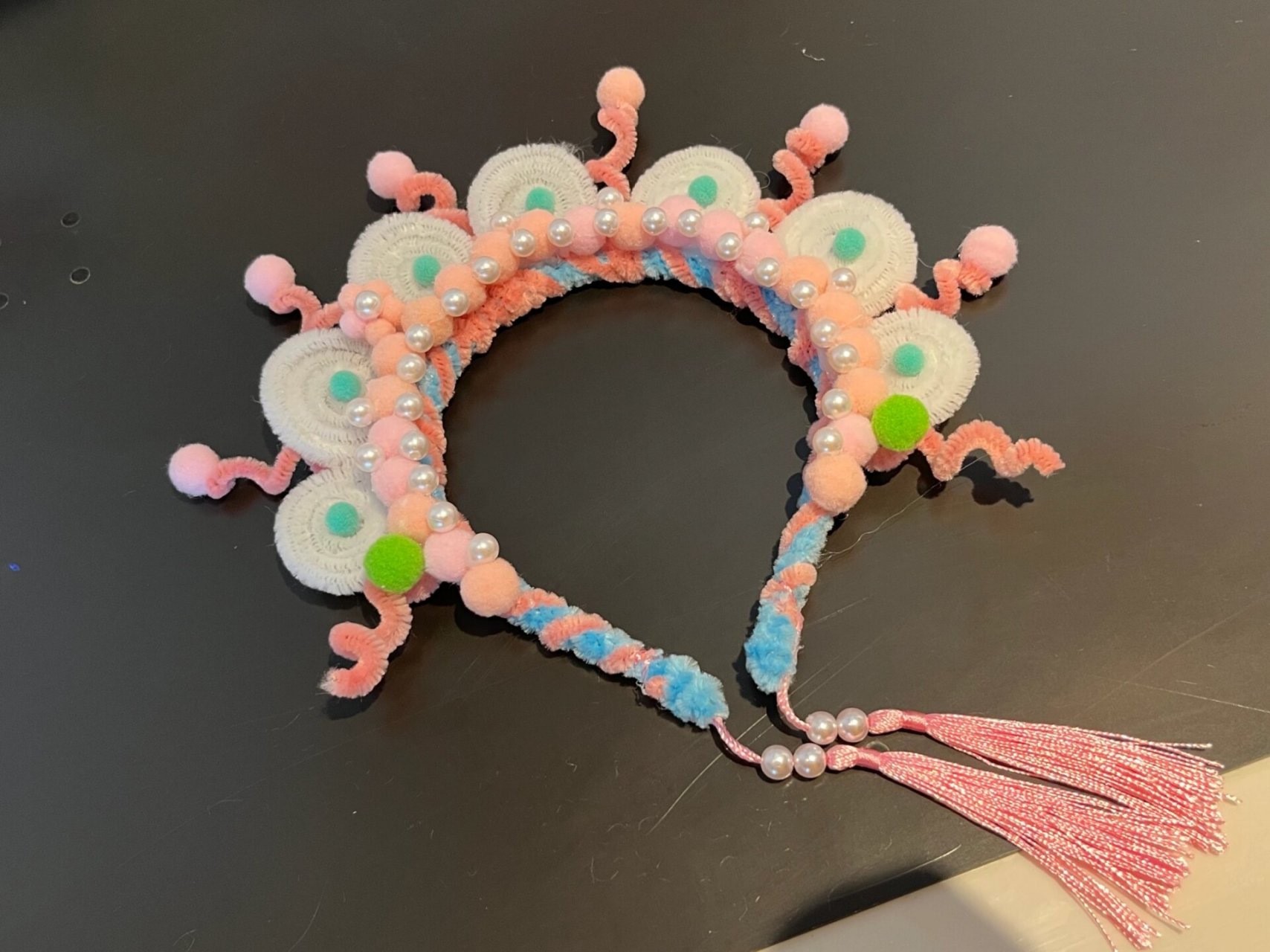 国潮京剧扭扭棒发箍 扭扭棒入坑,借鉴了一些小伙伴的图,自己琢磨的