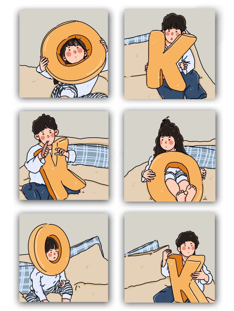 情侣头像|当然是o和k 的情头啦 ok情侣头像快和自己心仪对象用起来吧