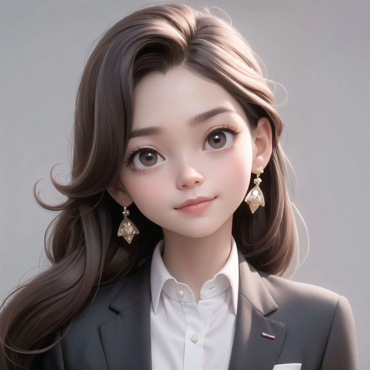 迪士尼公主风9499女生头像正装系列51566 没想到职业头像还能