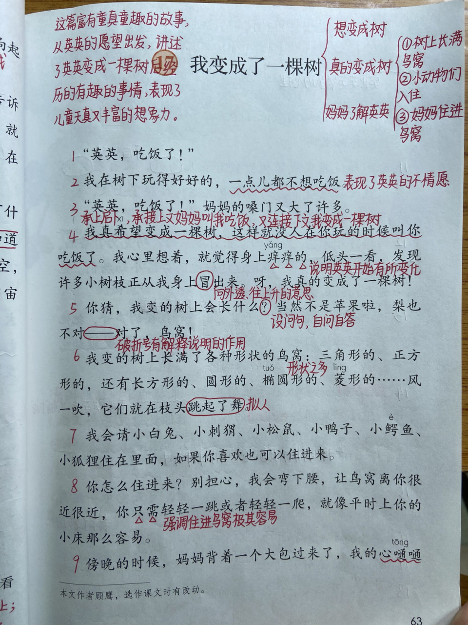 三年级语文下册 第17课 《我变成了一棵树》 三年级语文下册 第17课