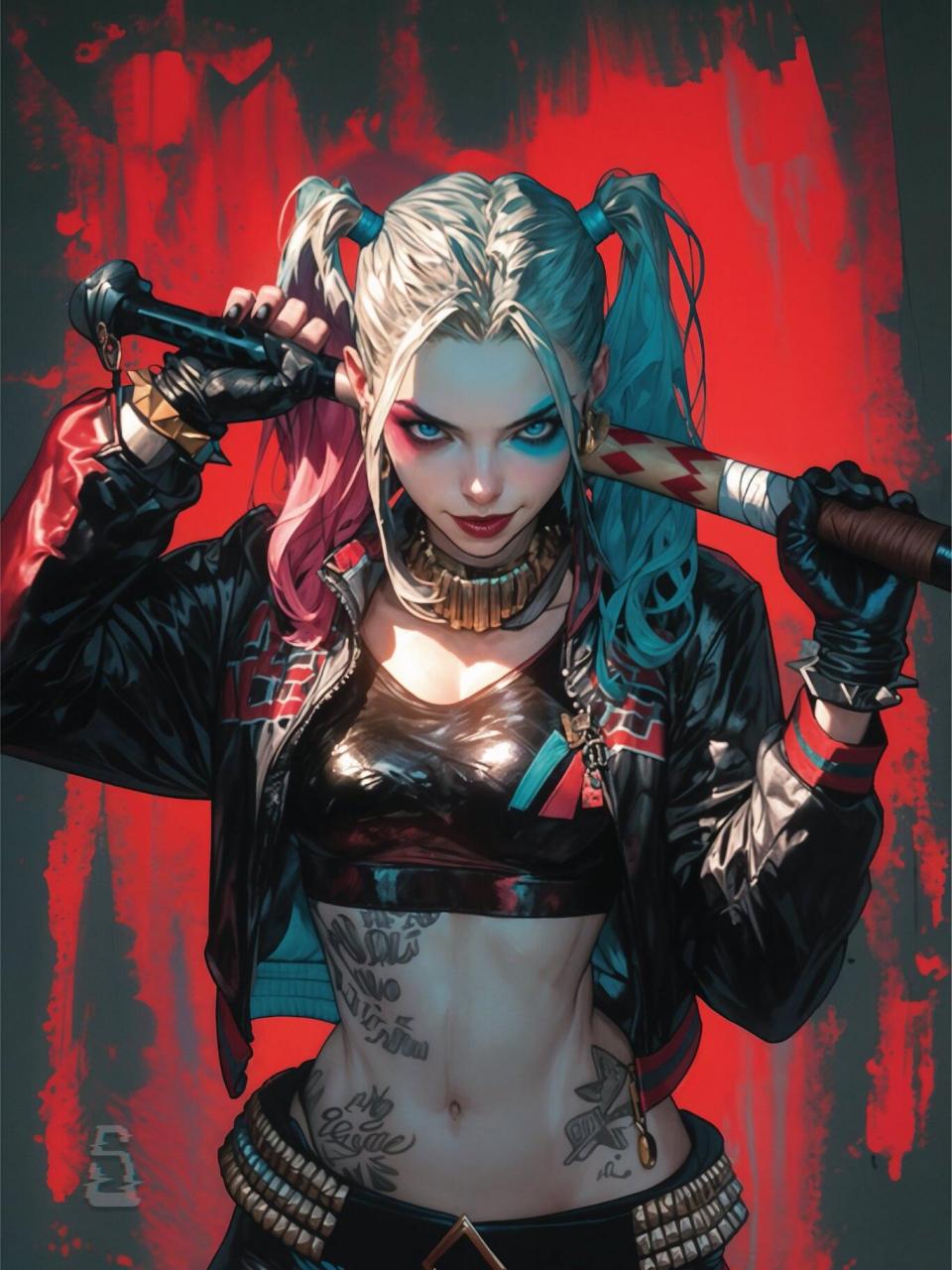 角色# #少女# #小丑女哈莉奎茵