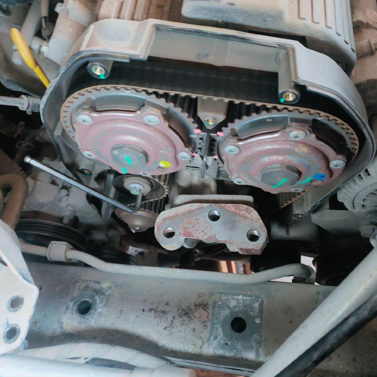 荣威550更换正时皮带