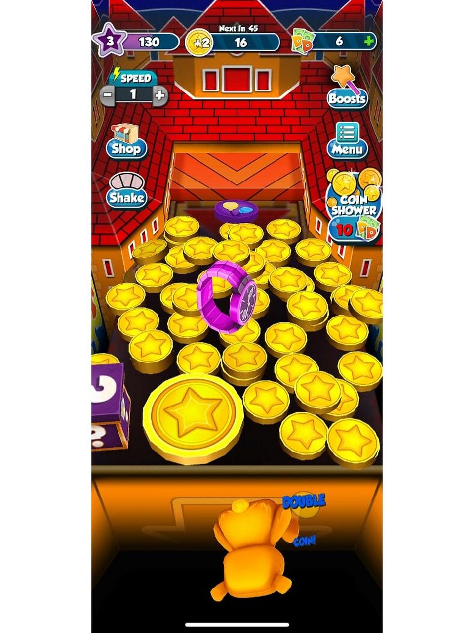 一款推金币游戏 也算是老游戏啦,不知道有没有人玩过,当时有很多同款