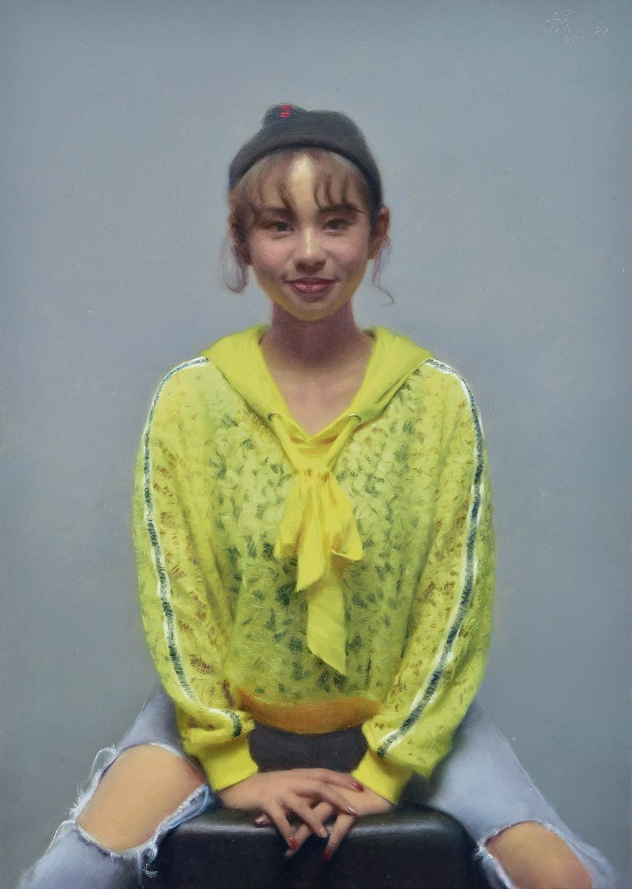 画家冷军人物油画