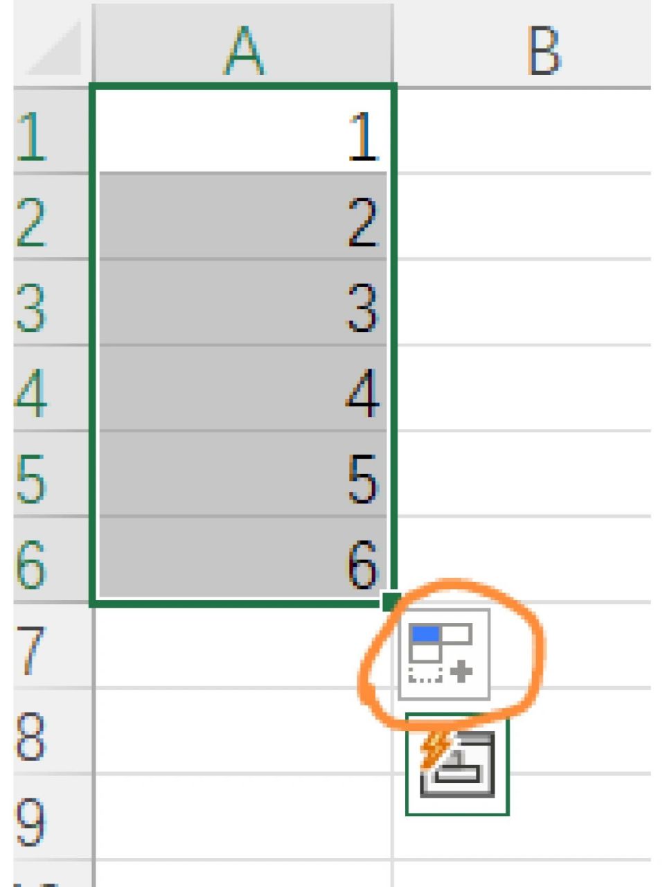 excel自动填充选项怎么调出来啊 数字填充只有复制,没法递增 序列选项