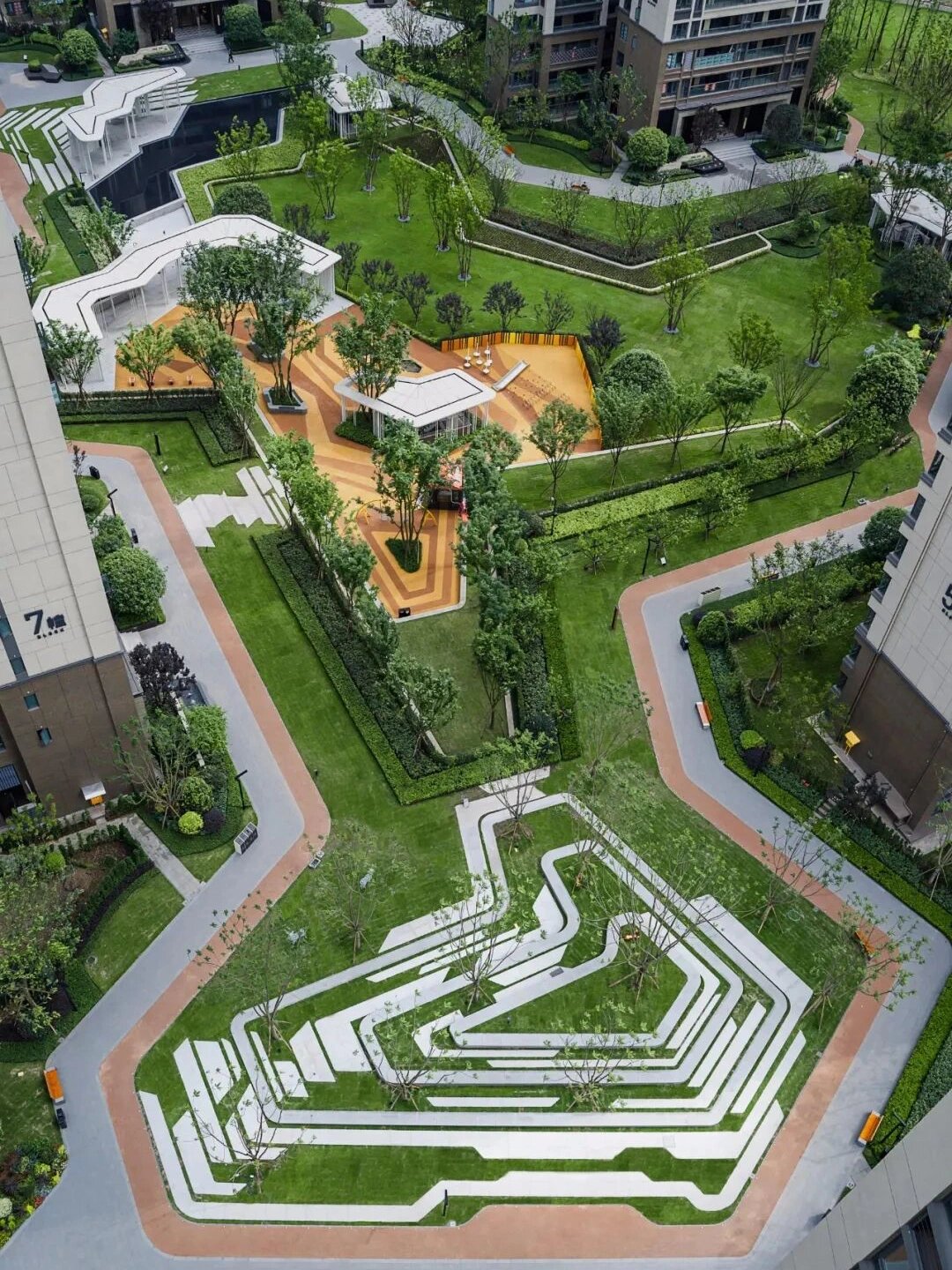 风景园林|案例搜集|住宅区 居住区景观 | alsa作品 - 重庆铂悦澜庭