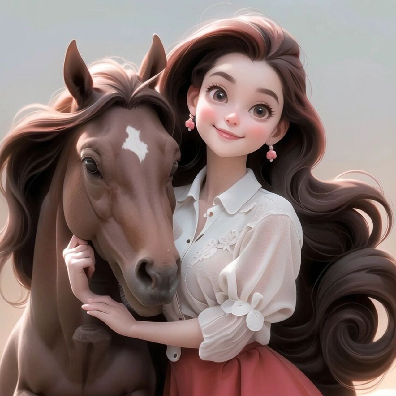 女生头像73骑马系列