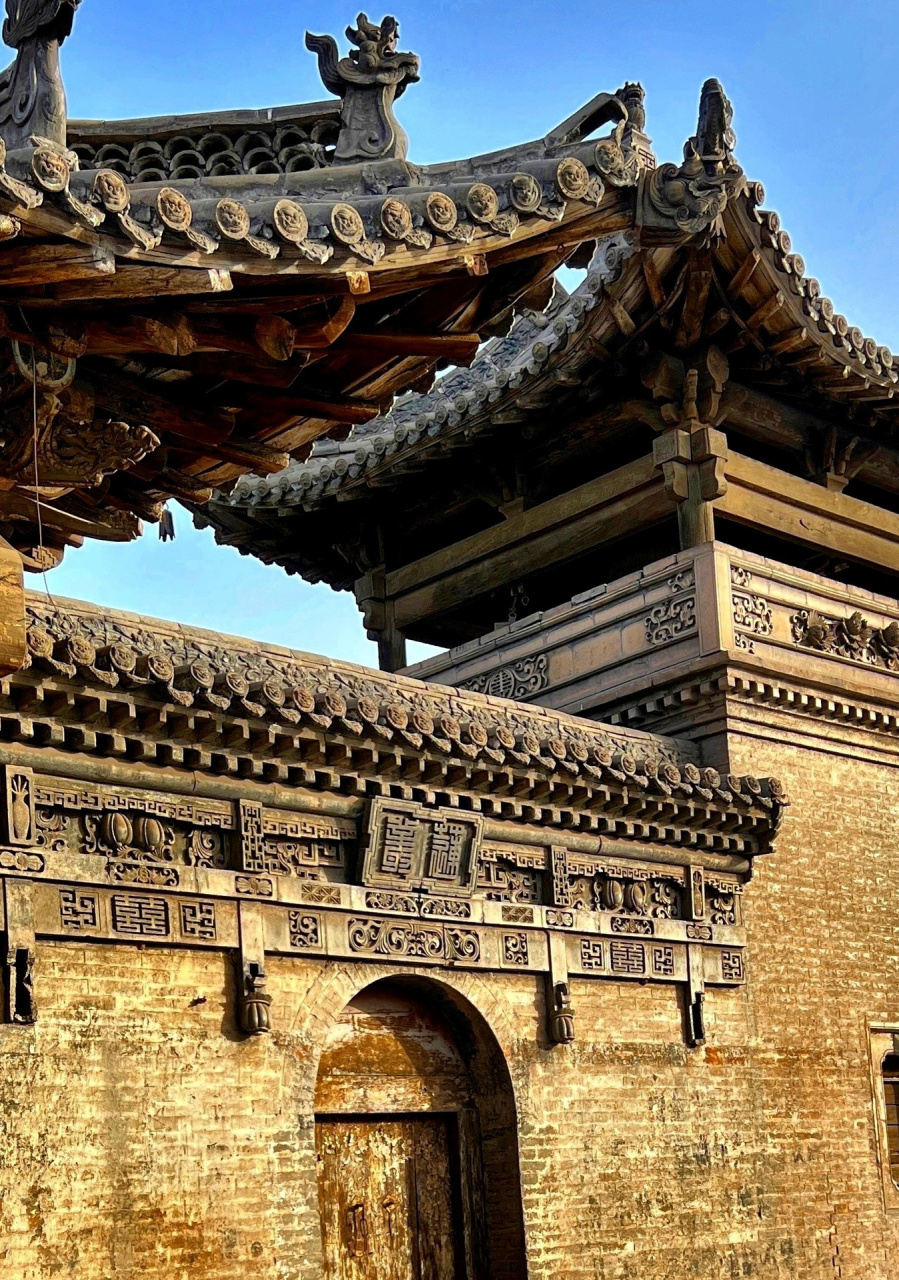 山西古建筑之太原清徐宝梵寺     宝梵寺位于清徐县城西南10公里的东