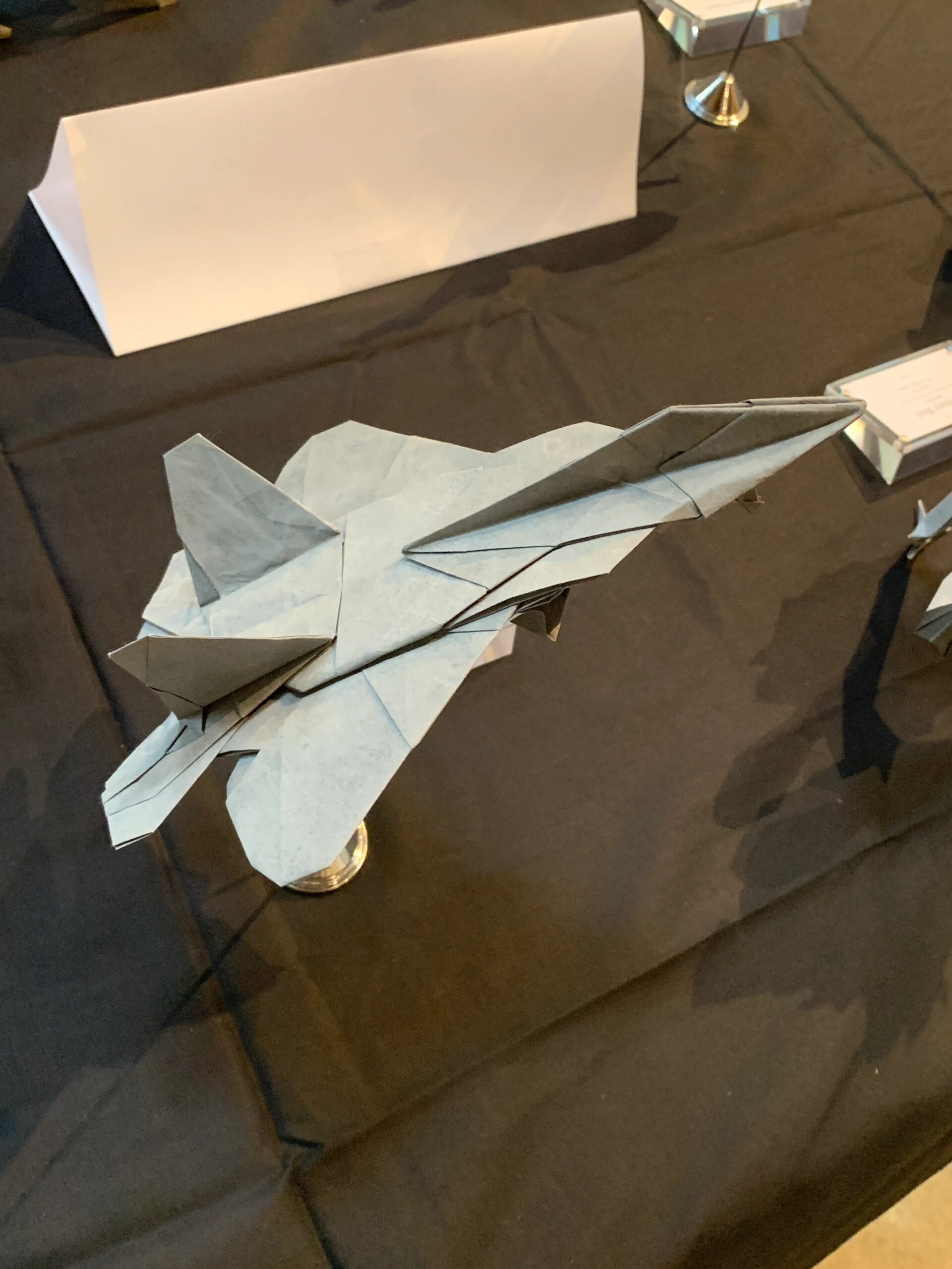 创意折纸作品140| f-22猛禽战斗机 创意折纸作品140 f-22猛禽战斗机