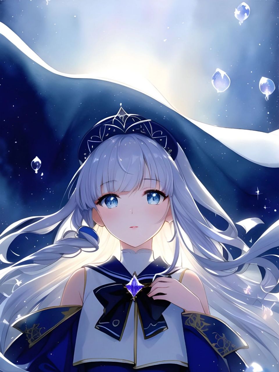 仙气紫水晶|神秘梦幻紫|二次元头像壁纸