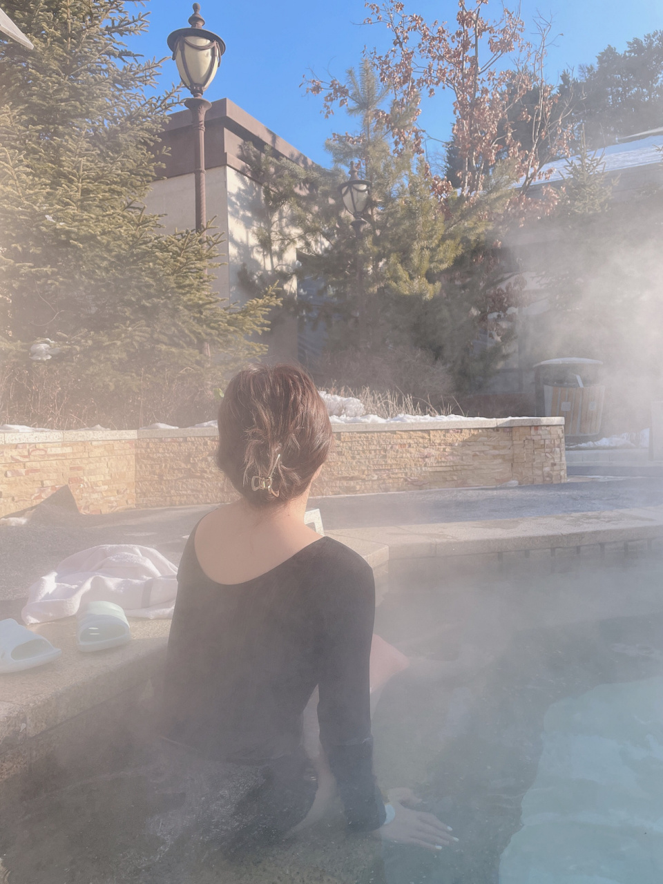 长春探店|国信南山温泉|冬天太适合了 冬天就应该感受一下室外温泉