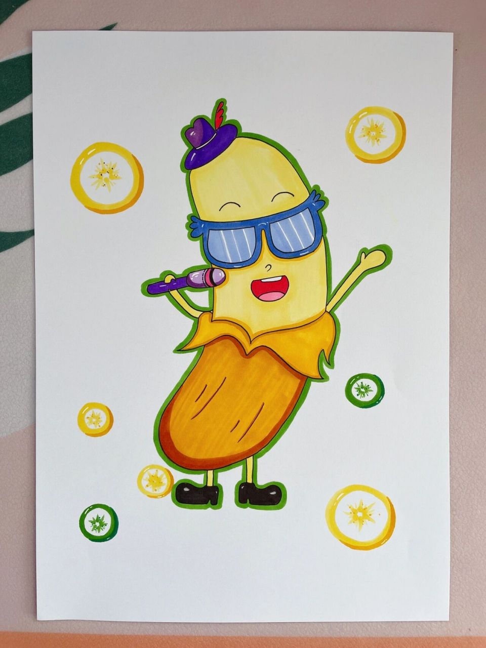 儿童画|蔬果联想系列|no.