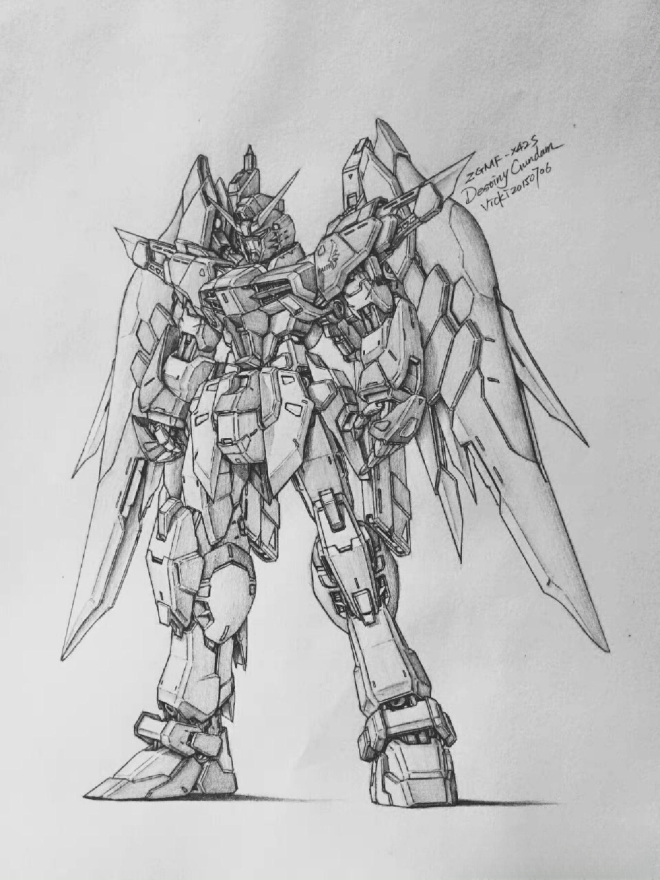 高达头像素描或线稿 转载于微博博主域奇的手绘作品.