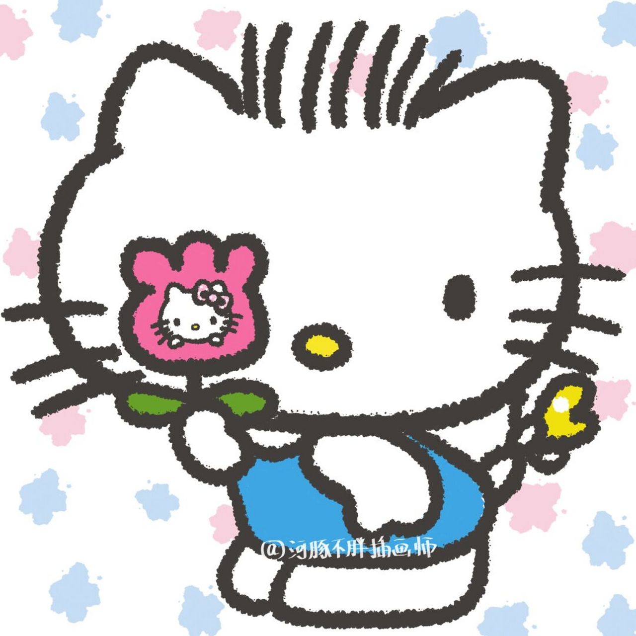 kitty情头 希望你们会喜欢呀～#头像分享# #头像约稿# #头像# #kitty