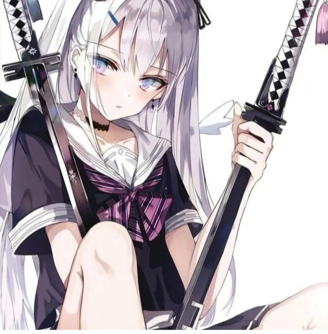 高冷又霸气的女生动漫头像 抱图吱一声