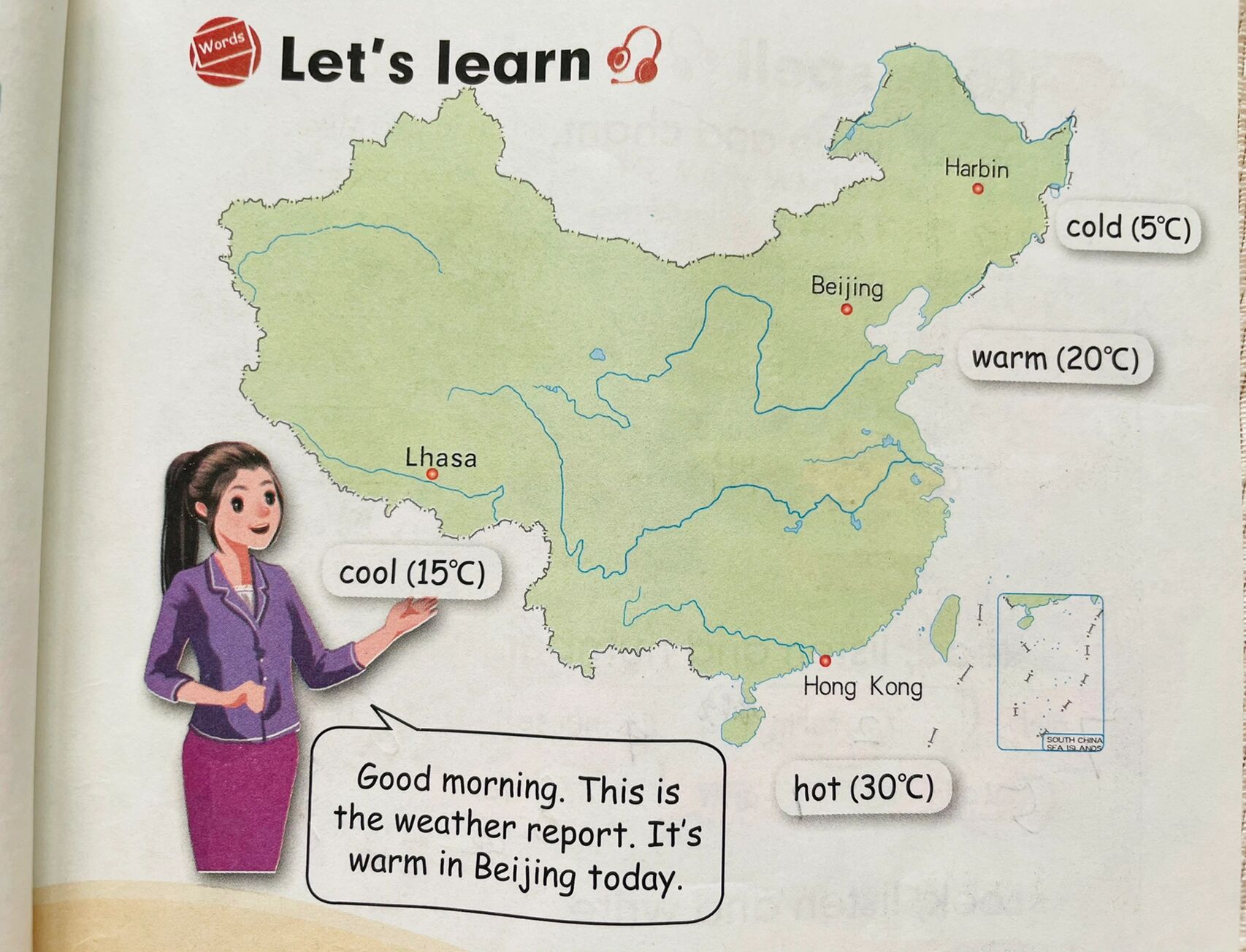 weather板书设计图片