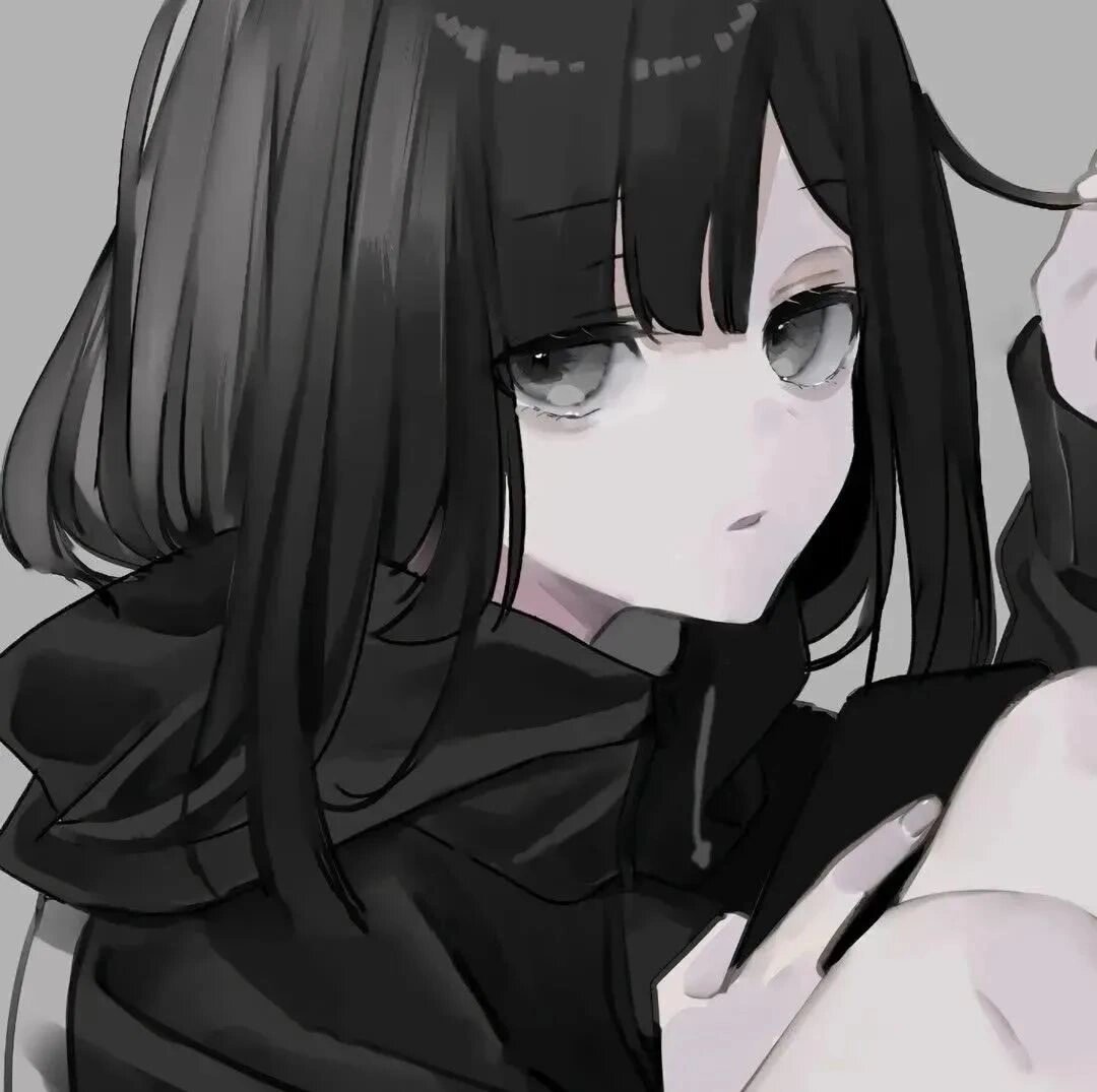 黑暗系病娇动漫女生头像