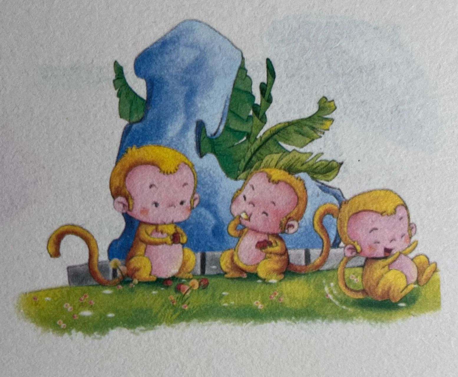 看图写话|动物园里的小猴子