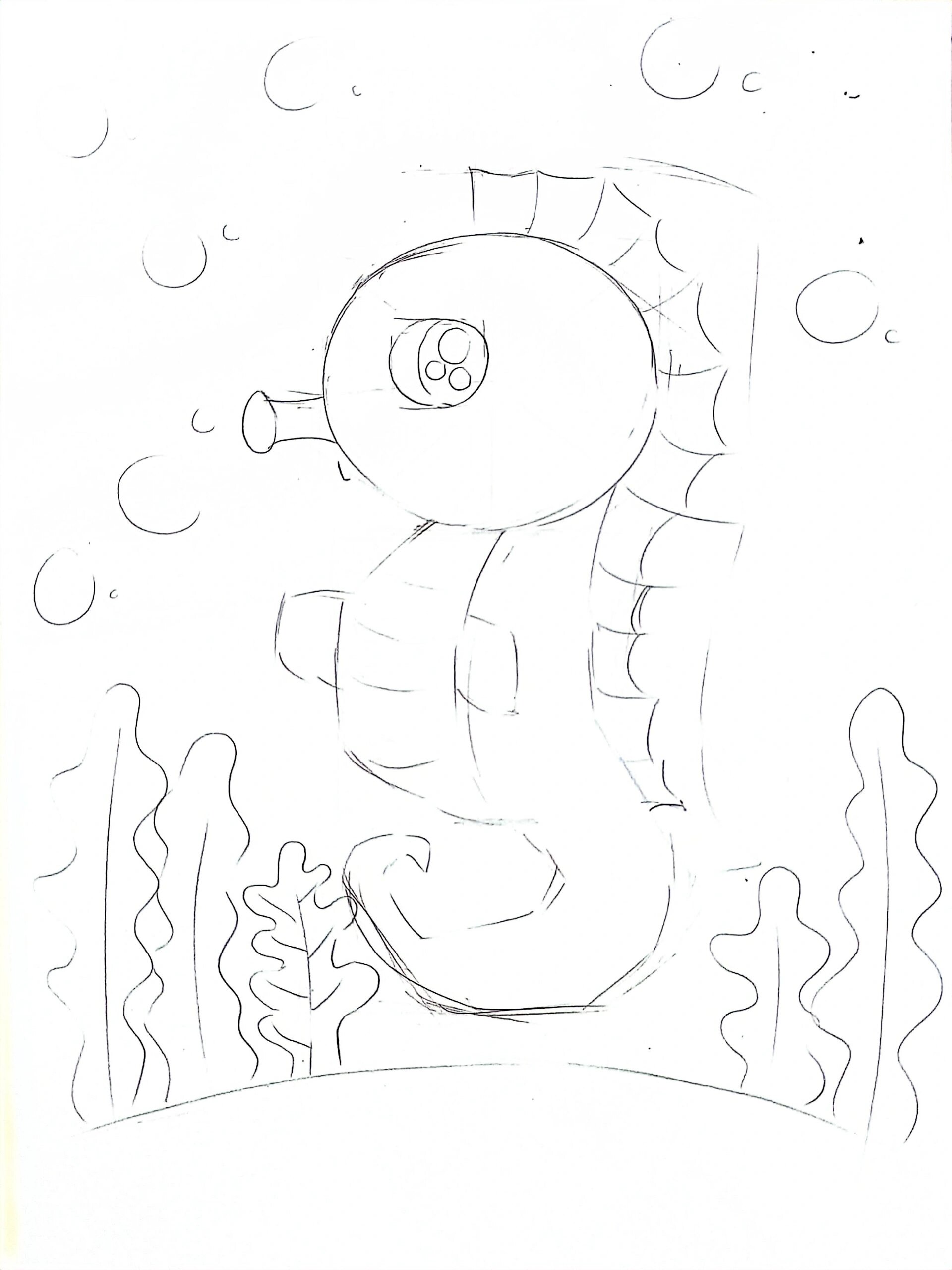 96166155661546615|海马‖简笔画