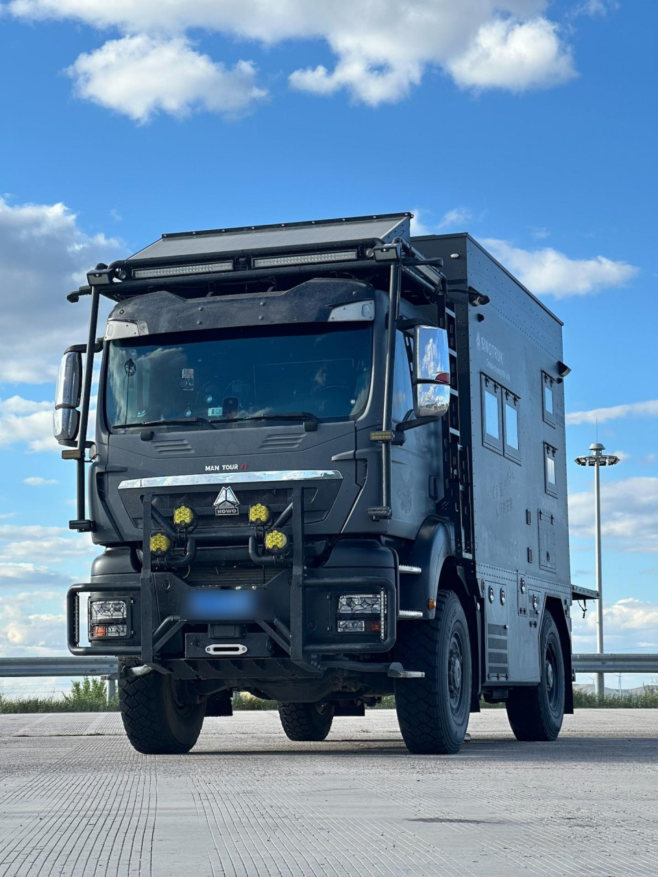 5万公里,曼恩拓豪沃tx四驱越野房车一台,曼机10.