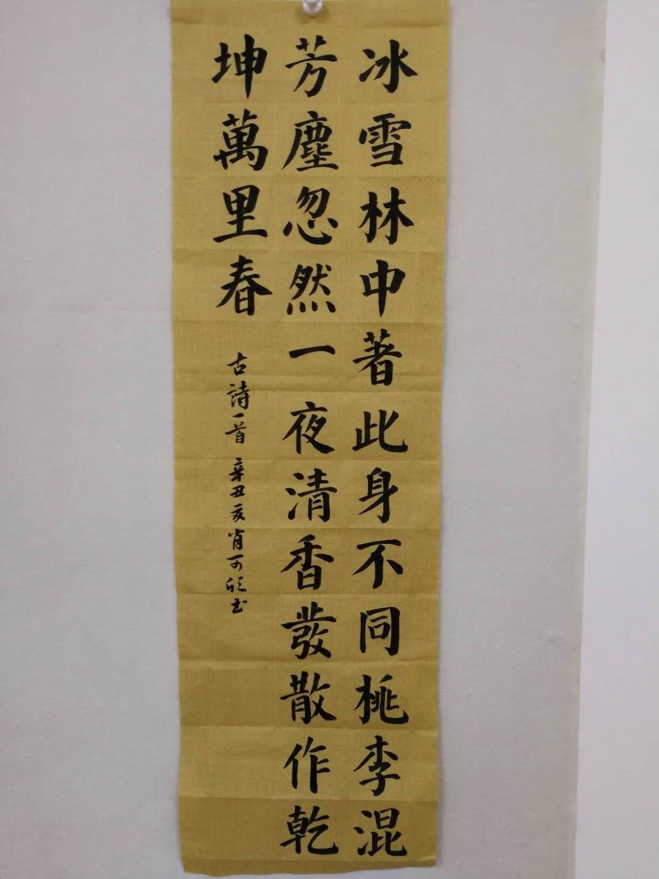 书法|冰雪林中著此身