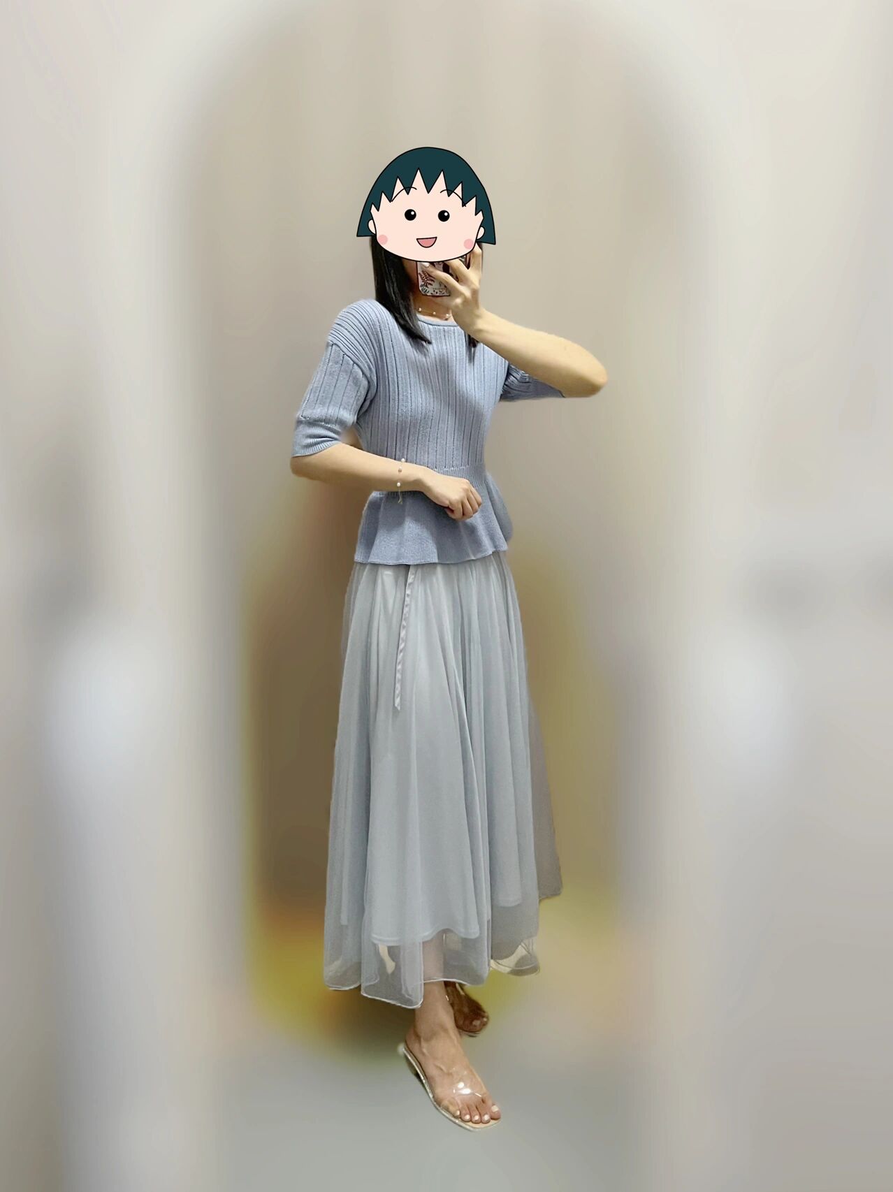 158cm的100套半身裙穿搭