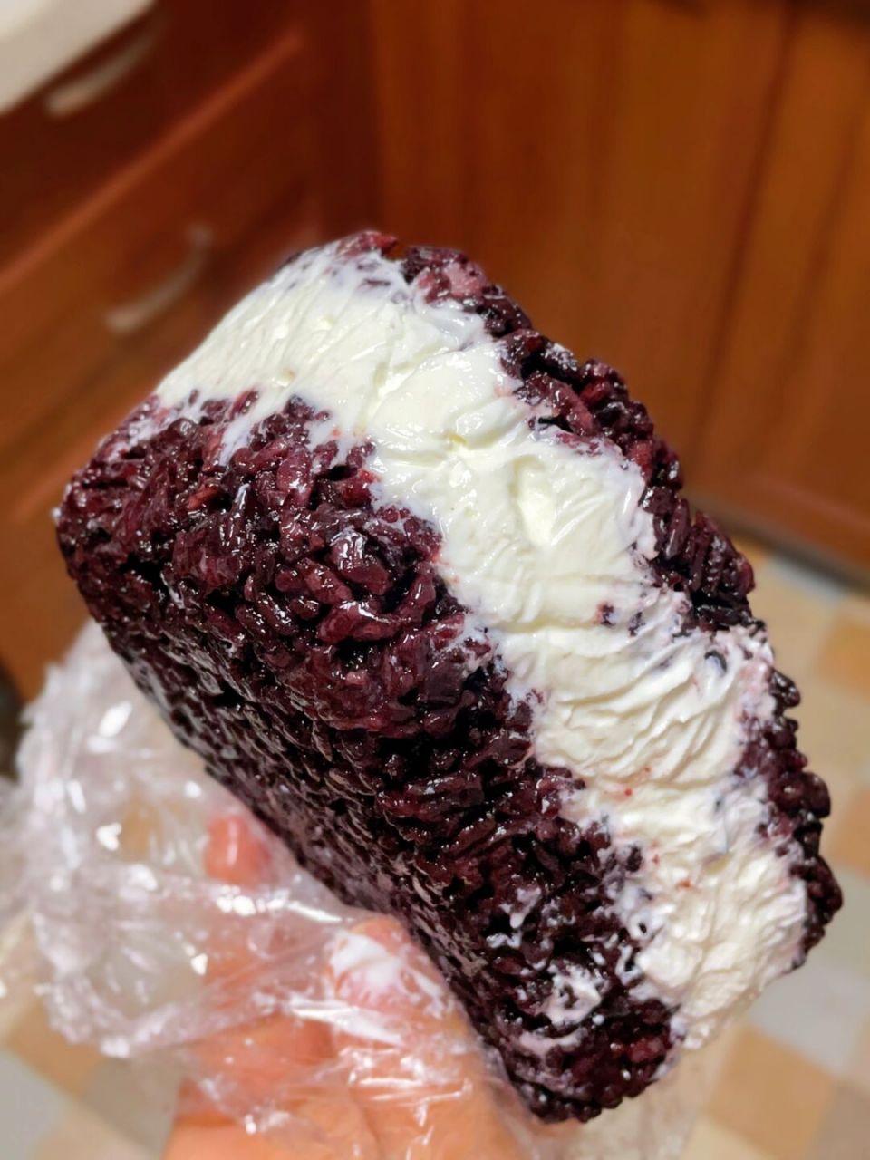 这个紫米酸奶砖太好吃了!