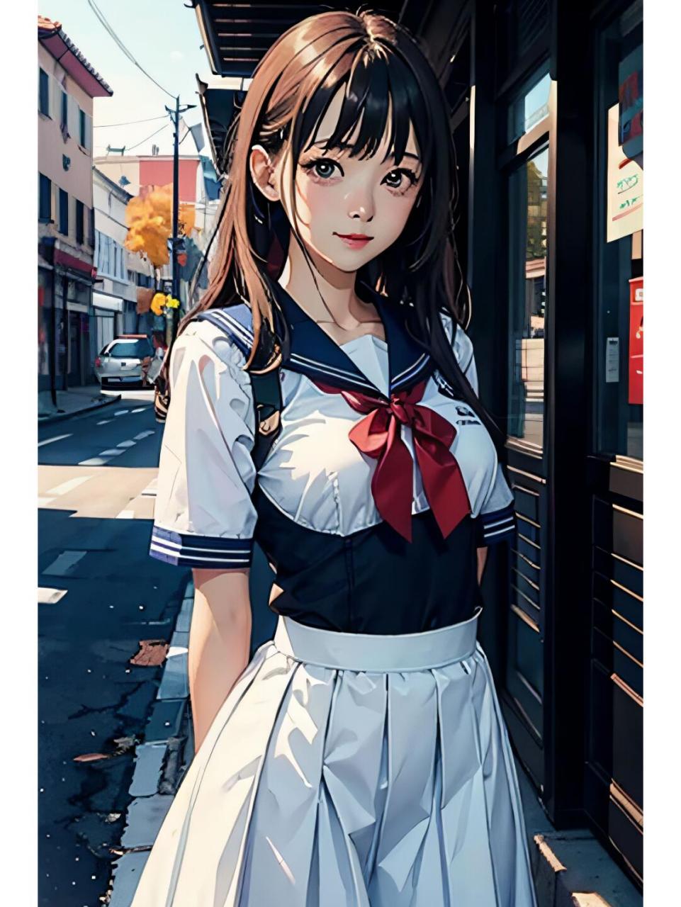 学院风穿搭#0202#二次元