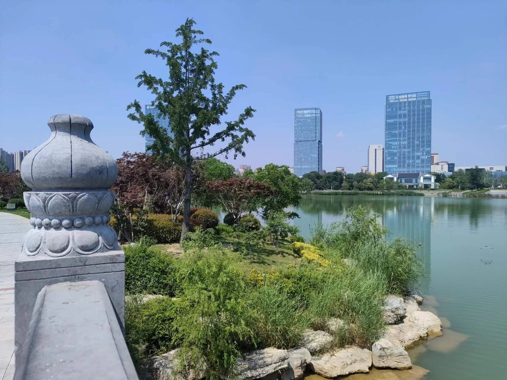 商丘的公园 日月湖and汉梁公园and商都公园and人民公园 夏天风景挺