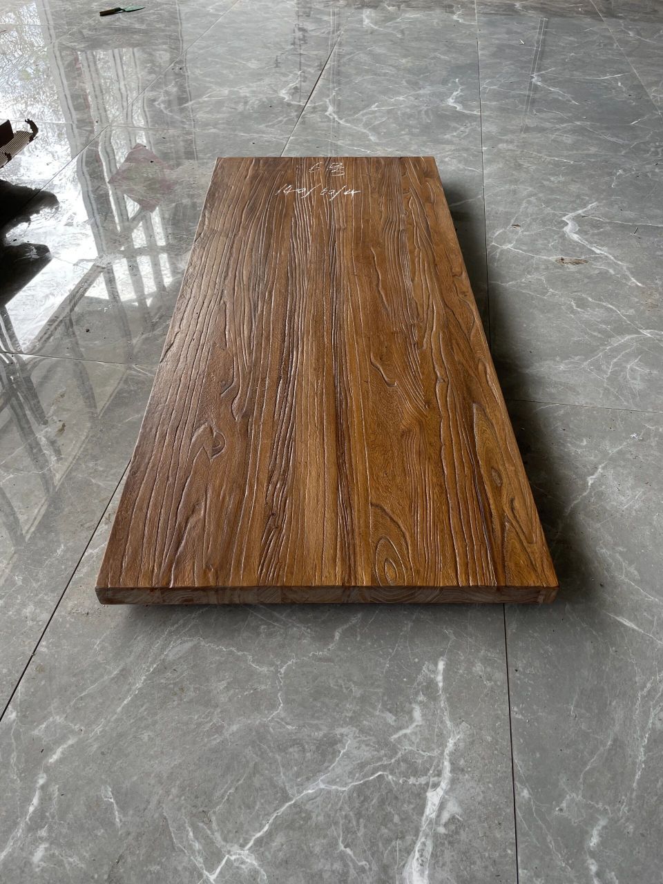 纯实木大板桌面140/60/4厘米650元包邮到家 老榆木板子桌面支持定做