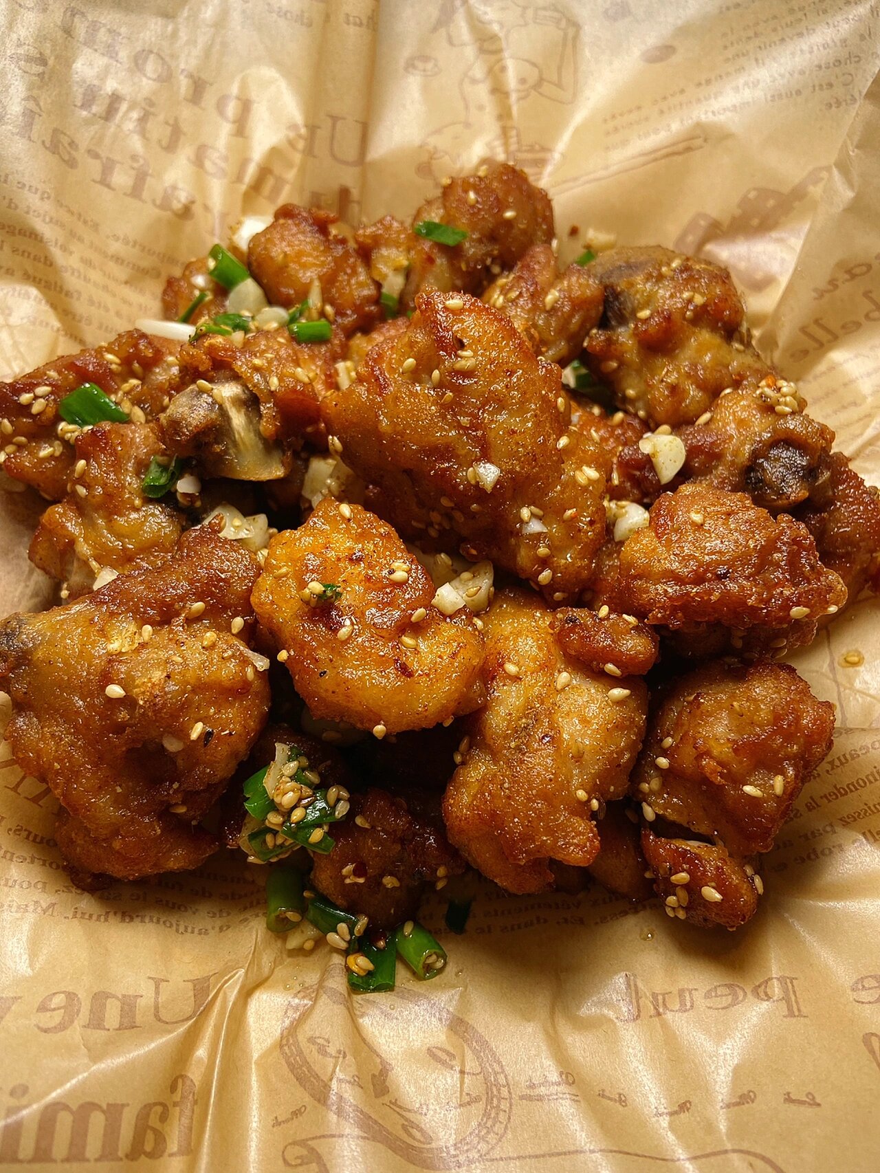 超级简单的怪味炸鸡块(蒜香鸡块)爆好吃9797  你们有没有在外面买