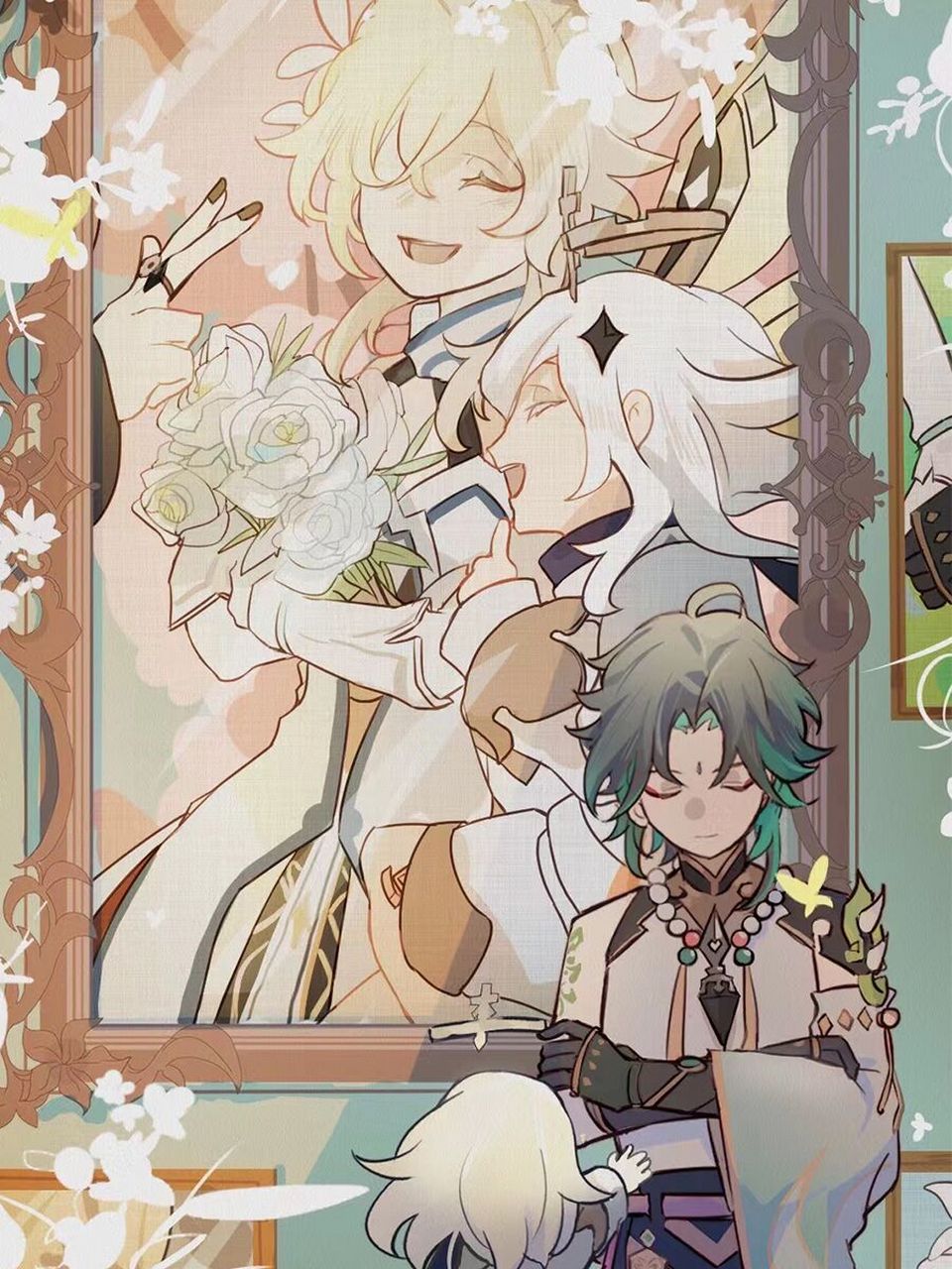 看这些小细节 实际上在官方剧情中,荧和魈并没有什么真的很暧昧的事情