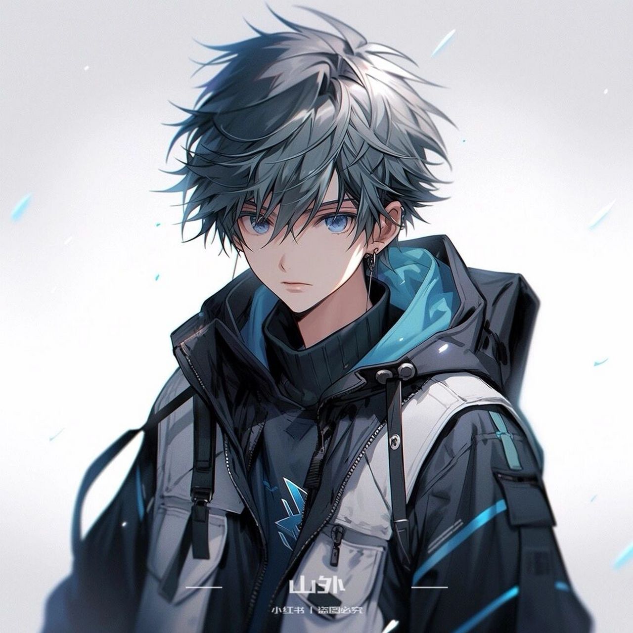 冷酷风男生帅气头像