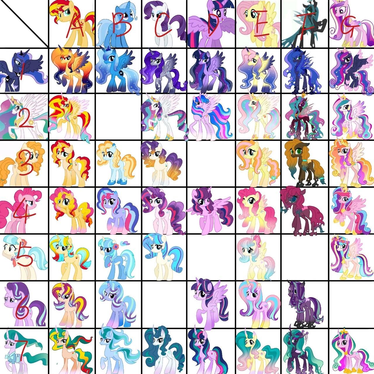 小马融合系列5c 可可帕梅尔和珍奇的融合 说我不够美丽 说我不够魅力