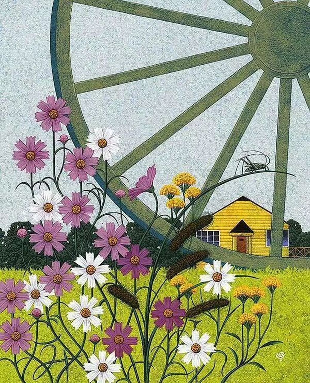 一组宁静和谐的插画 来自日本插画师安田雅章 6767