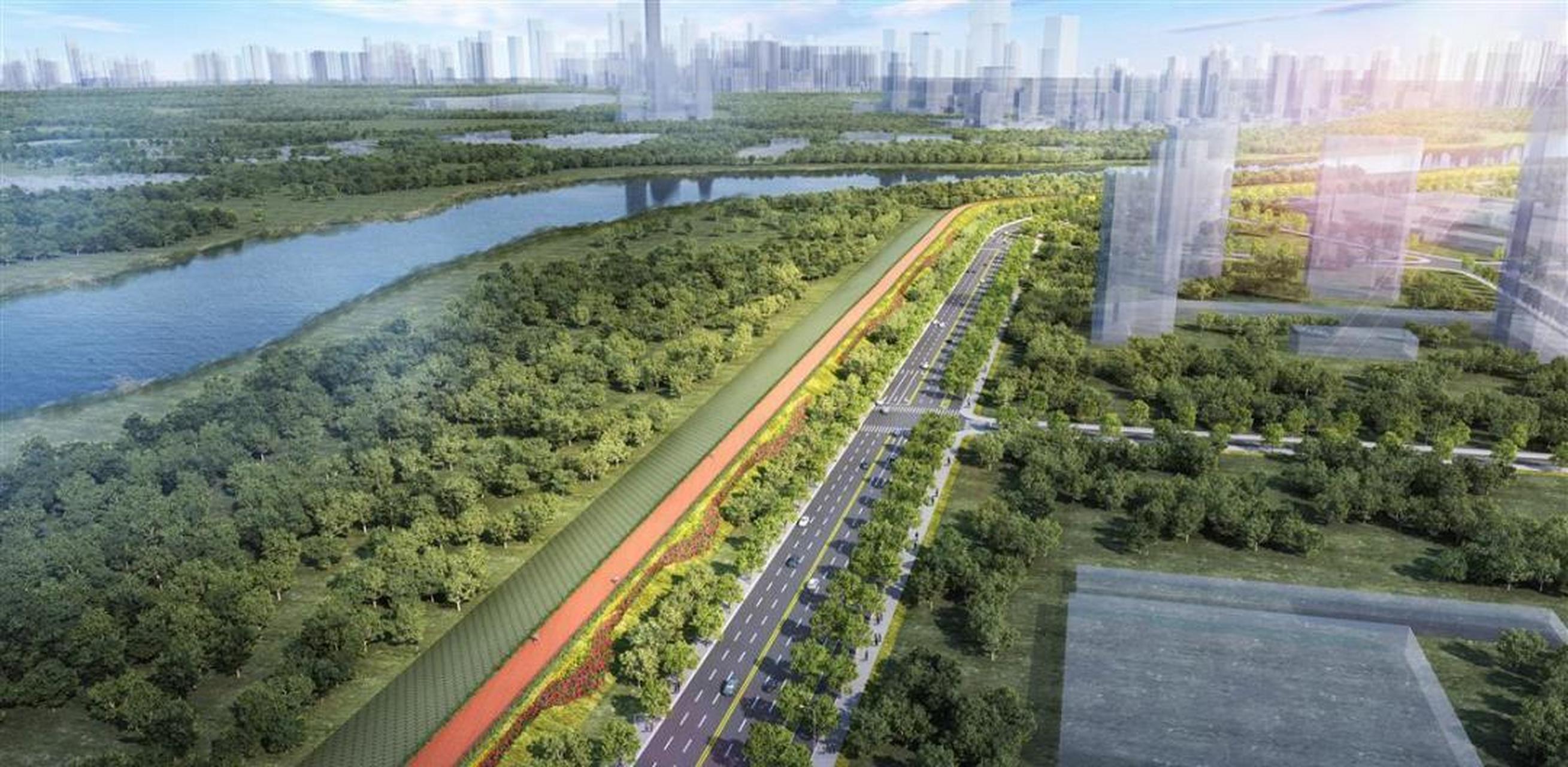 据悉,该项目建成后,将是连通琴川大道和江汉十桥,串联蔡甸城关,中法