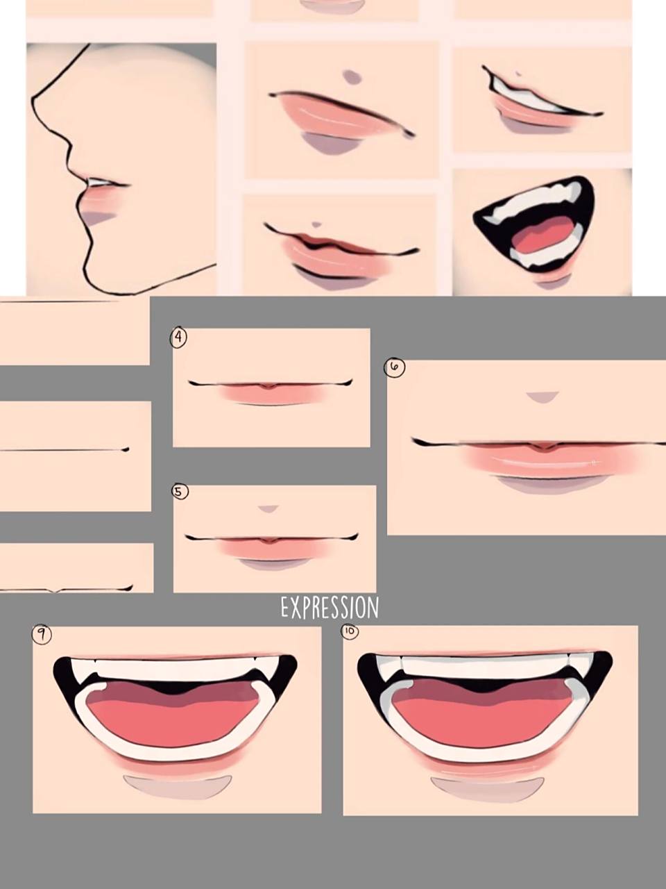 动漫嘴唇怎么画好看71教你各种人物唇形画法 动漫嘴唇怎么画好看