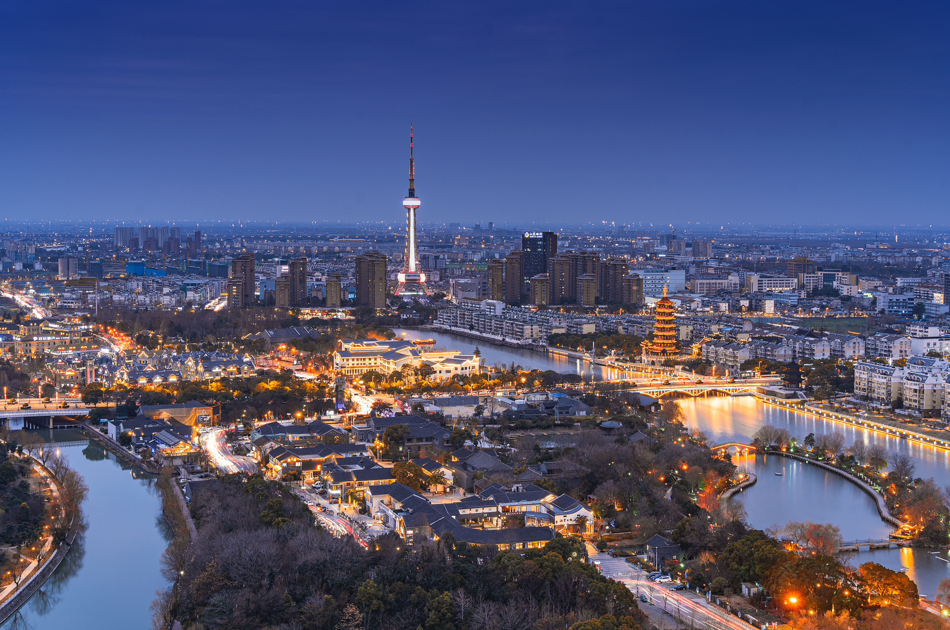 泰州夜景图片