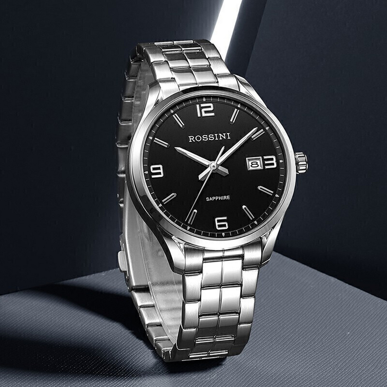 罗西尼(rossini)简约百搭石英男士手表 券后只需【529】元,限时好价