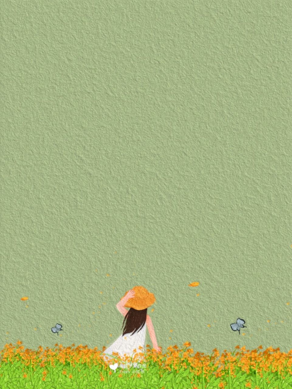 清新护眼简约背景图|文案书单底图空白模板 可用作朋友圈背景图,海报