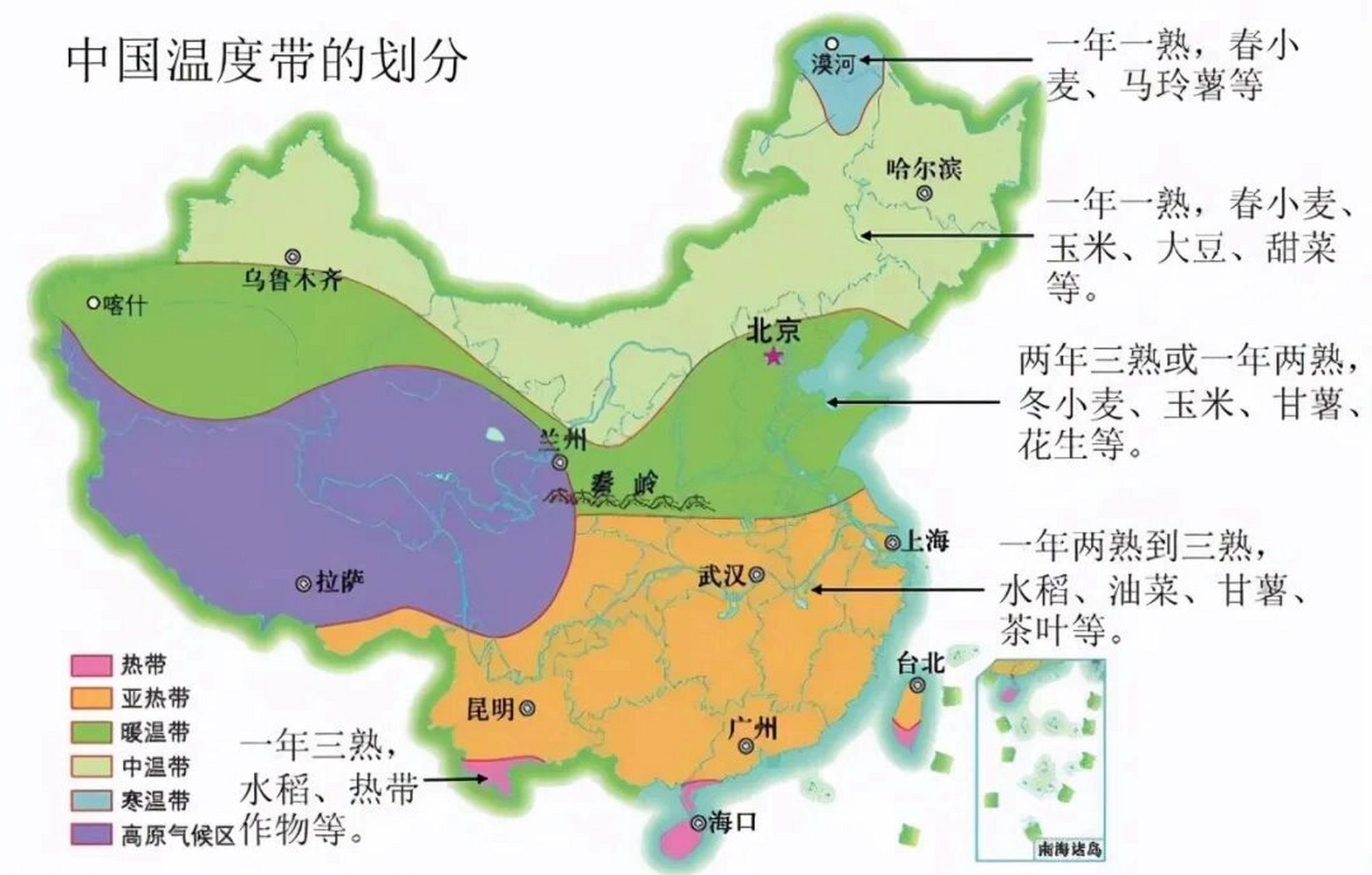 中国的草场分布图图片