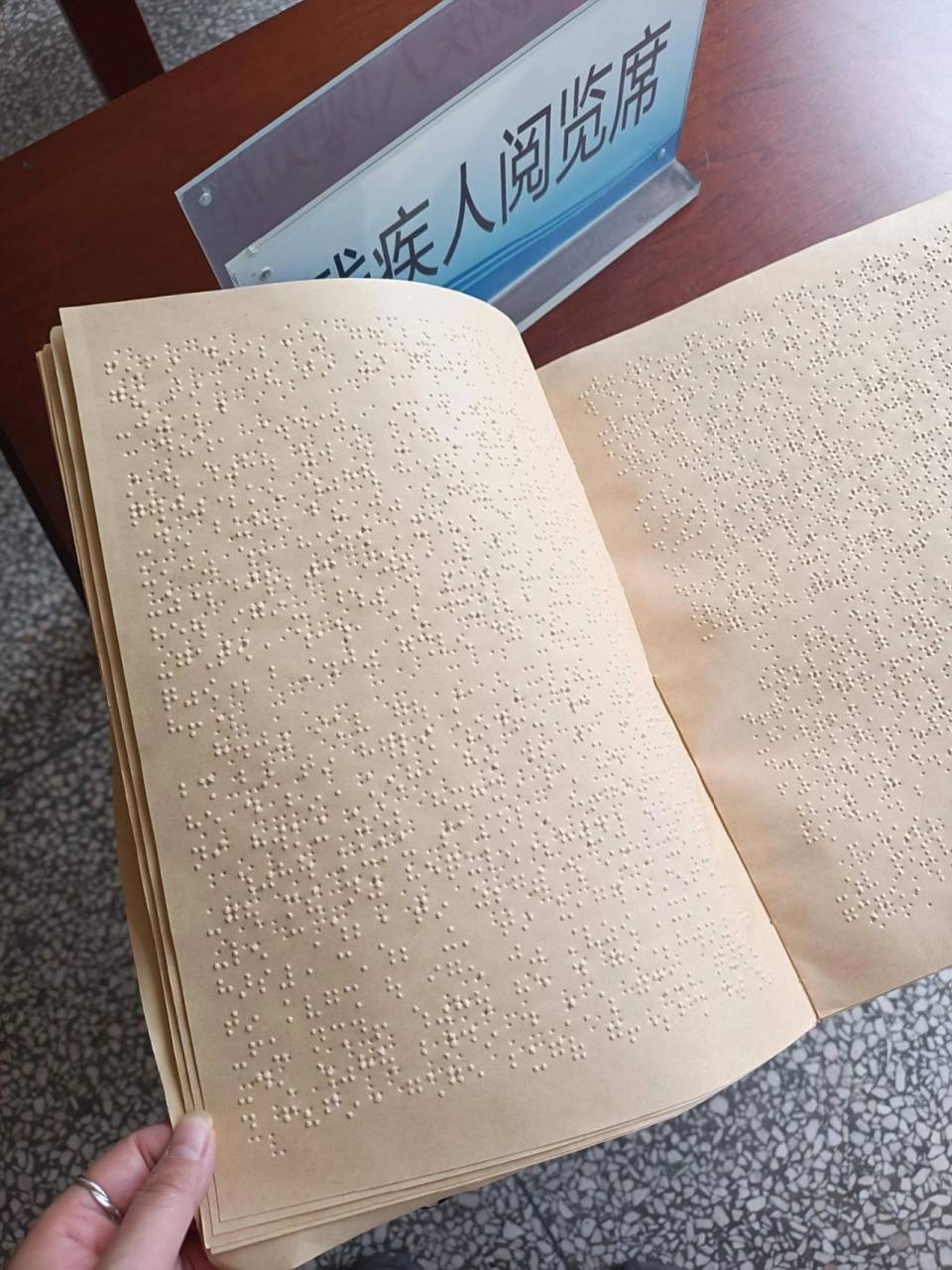 原来盲人书籍长这样,我才是何不食肉糜那个 今天看到这些书籍的时候